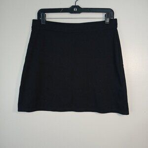SOFIA MAX BLACK KNIT SKIRTS, MINI LENGTH, SIZE MEDIUM, WOMENS